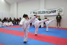 BAŞKAN YILMAZ TAEKWONDO SPORCULARINI TEBRİK ETTİ