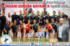 BOLU BELDİYESPOR'UN İSTANBUL SPONSORU SERDAR BAYRAK OLDU